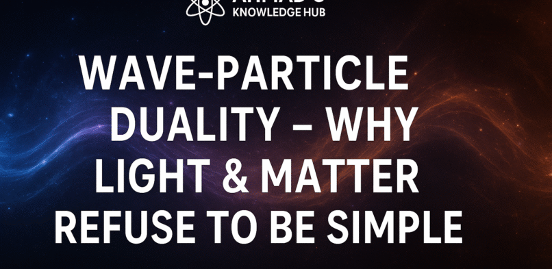 Wave-Particle Duality: Why Light & Matter Refuse to Be Simple
