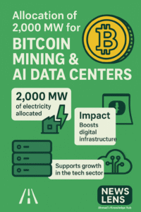 Allocation of 2,000 MW for Bitcoin Mining & AI Data Centers A Bold