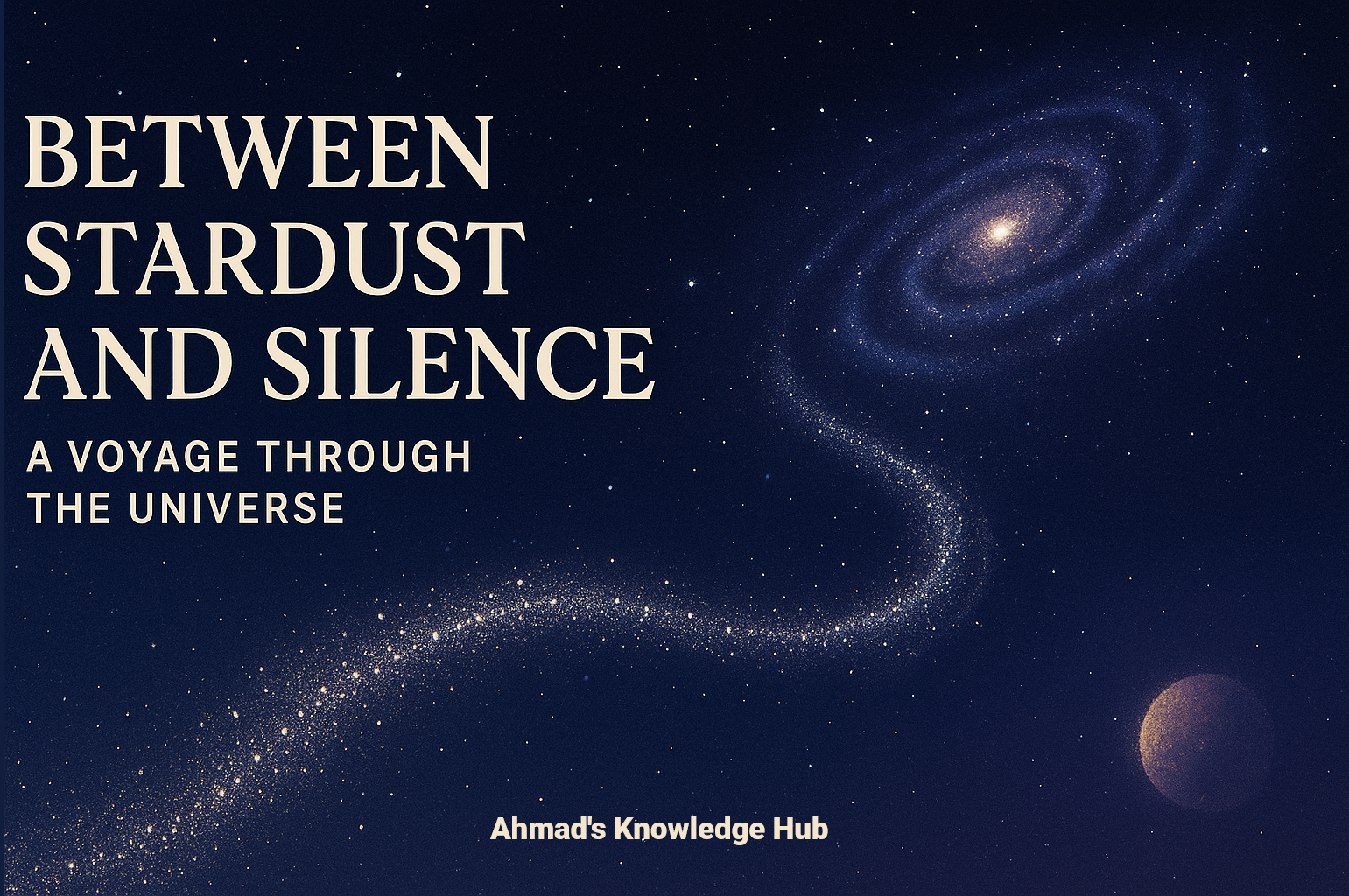 Between Stardust and Silence: A Voyage Through the Universe