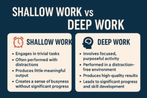 Shawllow vs deep work