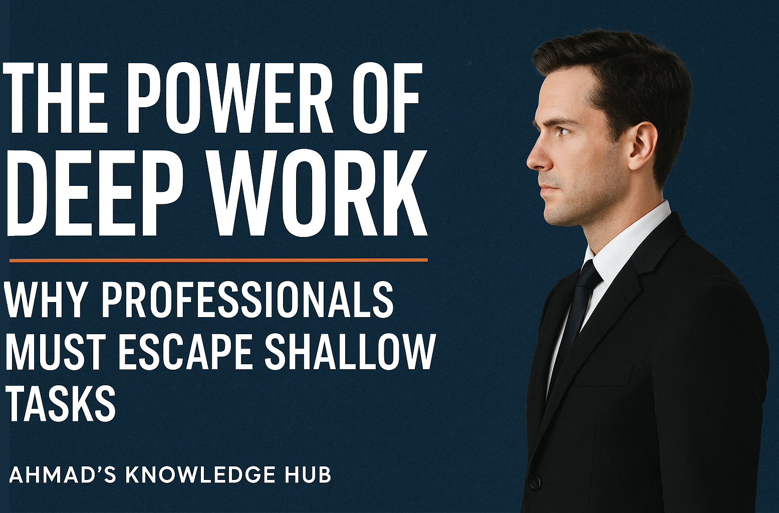 The Power of Deep Work: Why Professionals Must Escape Shallow Tasks