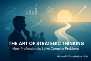 The Art of Strategic Thinking How Professionals Solve Complex Problems