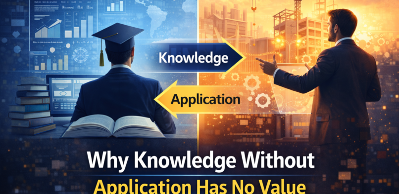 Why Knowledge Without Application Has No Value