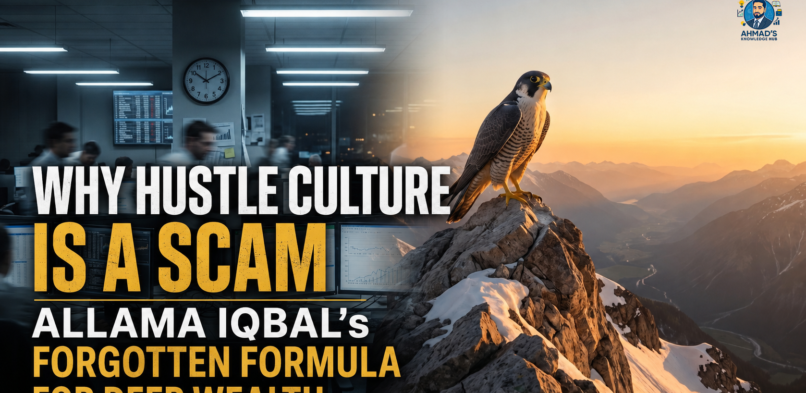 Why “Hustle Culture” is a Scam: Allama Iqbal’s Forgotten Formula for Deep Wealth